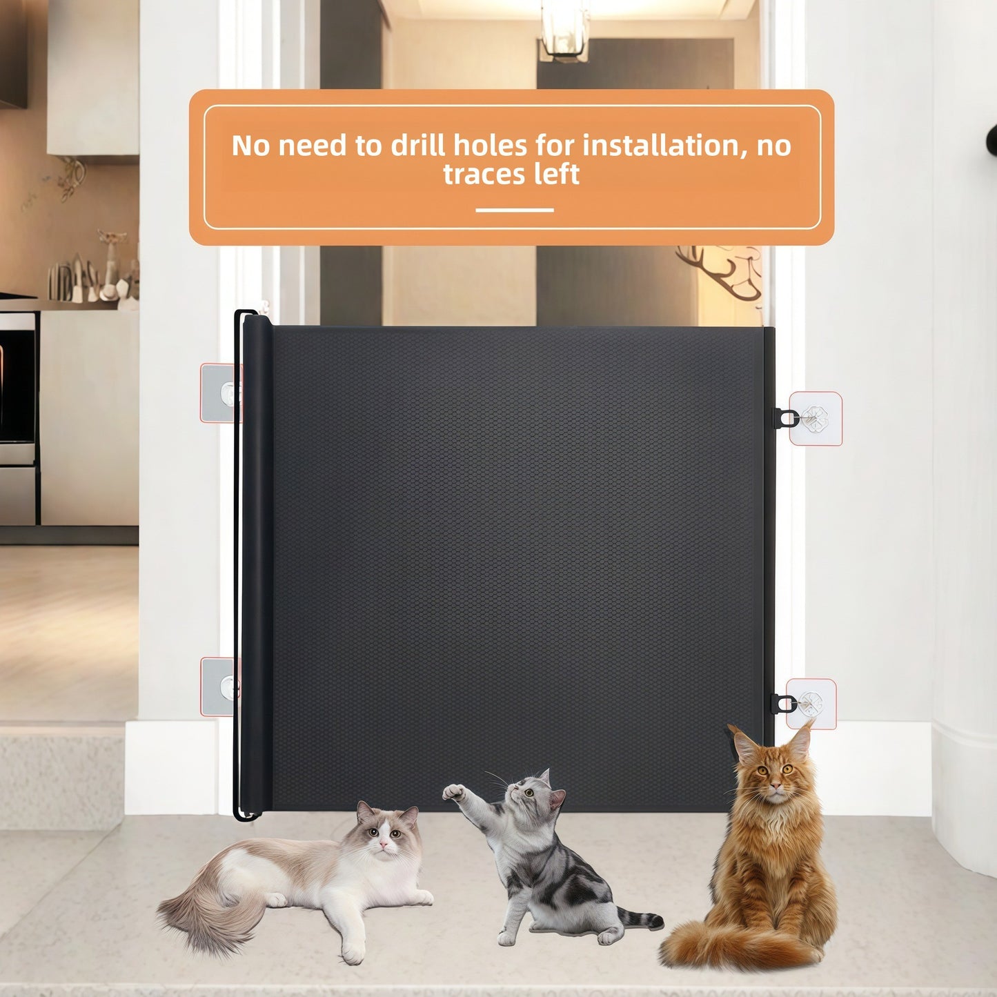 No-Drill Pet Fence for Indoor Use